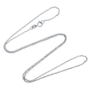 Vintage Sterling Silver 925 Cable Link Chain Necklace 18"